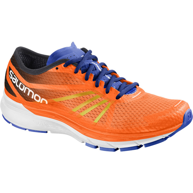 Salomon SONIC RA PRO Zapatillas De Running Hombre - Naranjas / Blancas - Colombia (58071-WOLX)